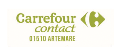 Logo Carrefour contact Artemare