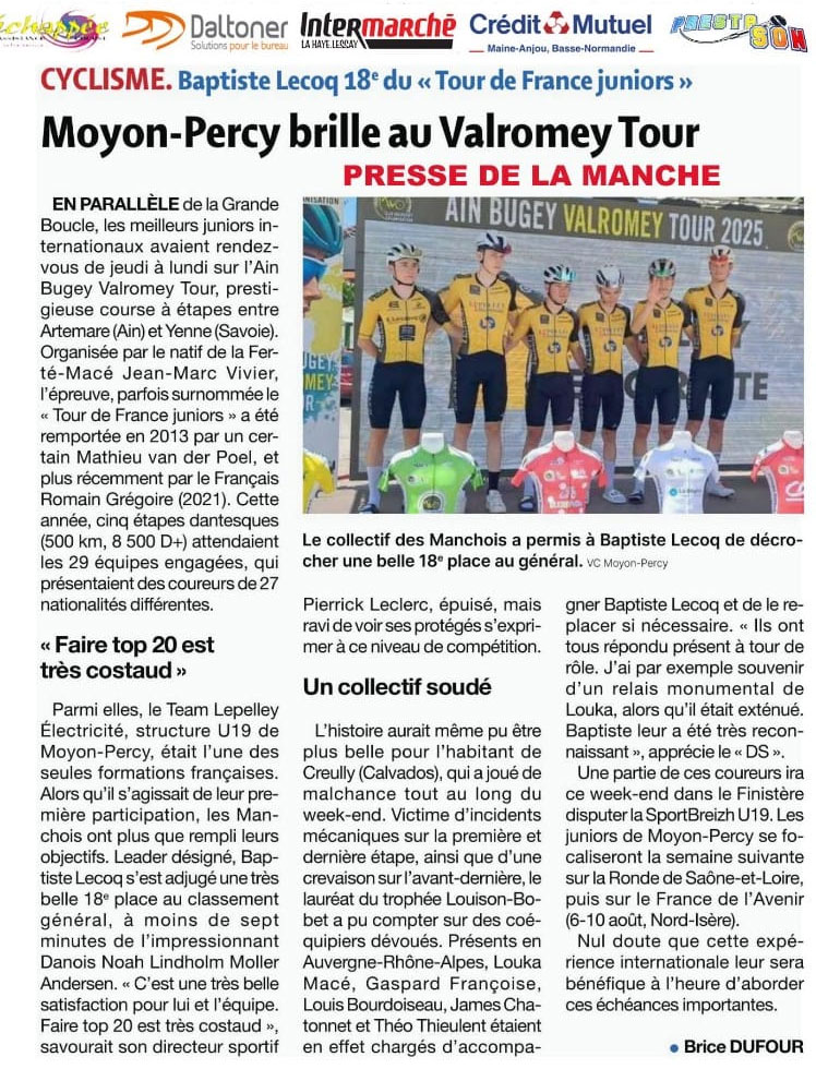 Moyon percy brille au valromey tour