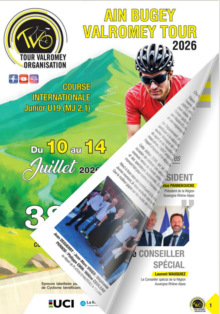 Brochure 2026 ain bugey valromey tour